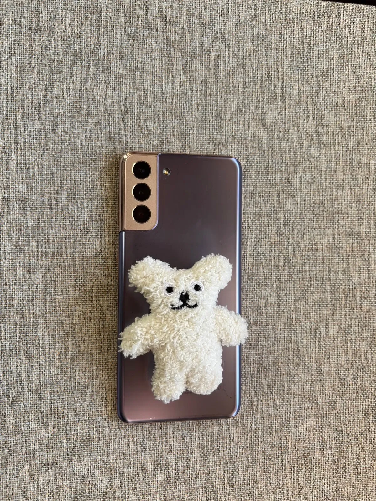 🐻 Fluffy Teddy Phone Grip 🐻