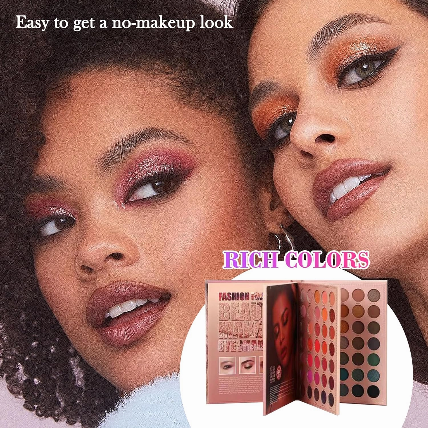 105 Colors Eyeshadow Palette with 5Pcs Brushes Set,Professional Makeup Smokey Nude Matte Eyeshadow Palette,Colorful and Long Lasting Powder Eye Shadow Makeup Gift Set