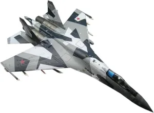 1:100 for Su-35 Heavy-Duty Air Control Fighter Painting Precision Alloy Model Collectible Gift Miniatures Set