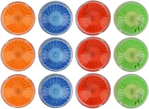 12 Pc Yo-Yo LED Flashing Light Up YoYo Classic Toy Glowing Game Gift Party Favor Colorful Flashing LED Lights String Yo Yo Birthday Christmas Gifts Stocking Stuffers Assorted Colors Loot Goodie Bag