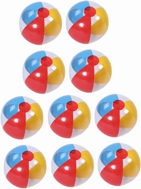 12 Pcs 33cm Inflatable Beach Racket Jumbo Foam Ball for Slapping Toy Boys and Girls for Pool Party Carnival