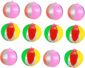 12 Pcs Glowing Beach Light up Beach Balls Beach Ball Billiard Balls Pool Bulk Inflatable Pool Light up Pool Beach Ball with Light PVC