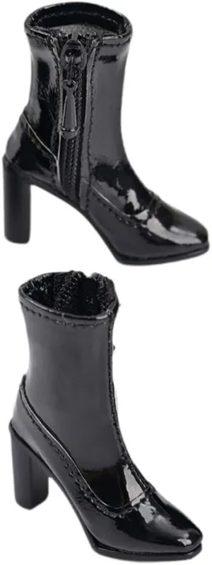 1/6 Scale Women Figure Short Boots for Female Action Dolls