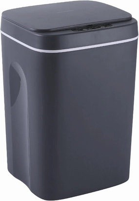 16L Automatic Touchless Motion Sensor Trash Can with Lid, Infrared Smart Garbage Can for Bathroom Kitchen, Automatic Touchless