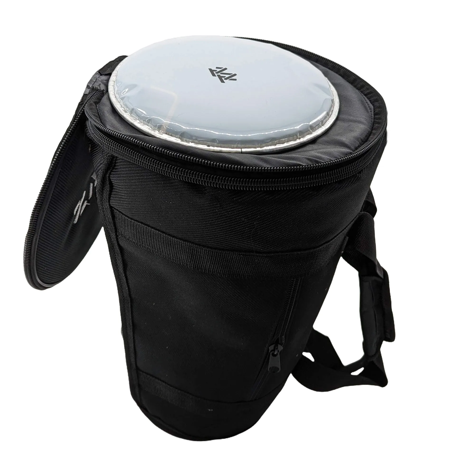 17.5'' Black Fort New Generation - Zaza Percussion Darbuka Doumbek - With Real Green Mother of Pearl - Blemish