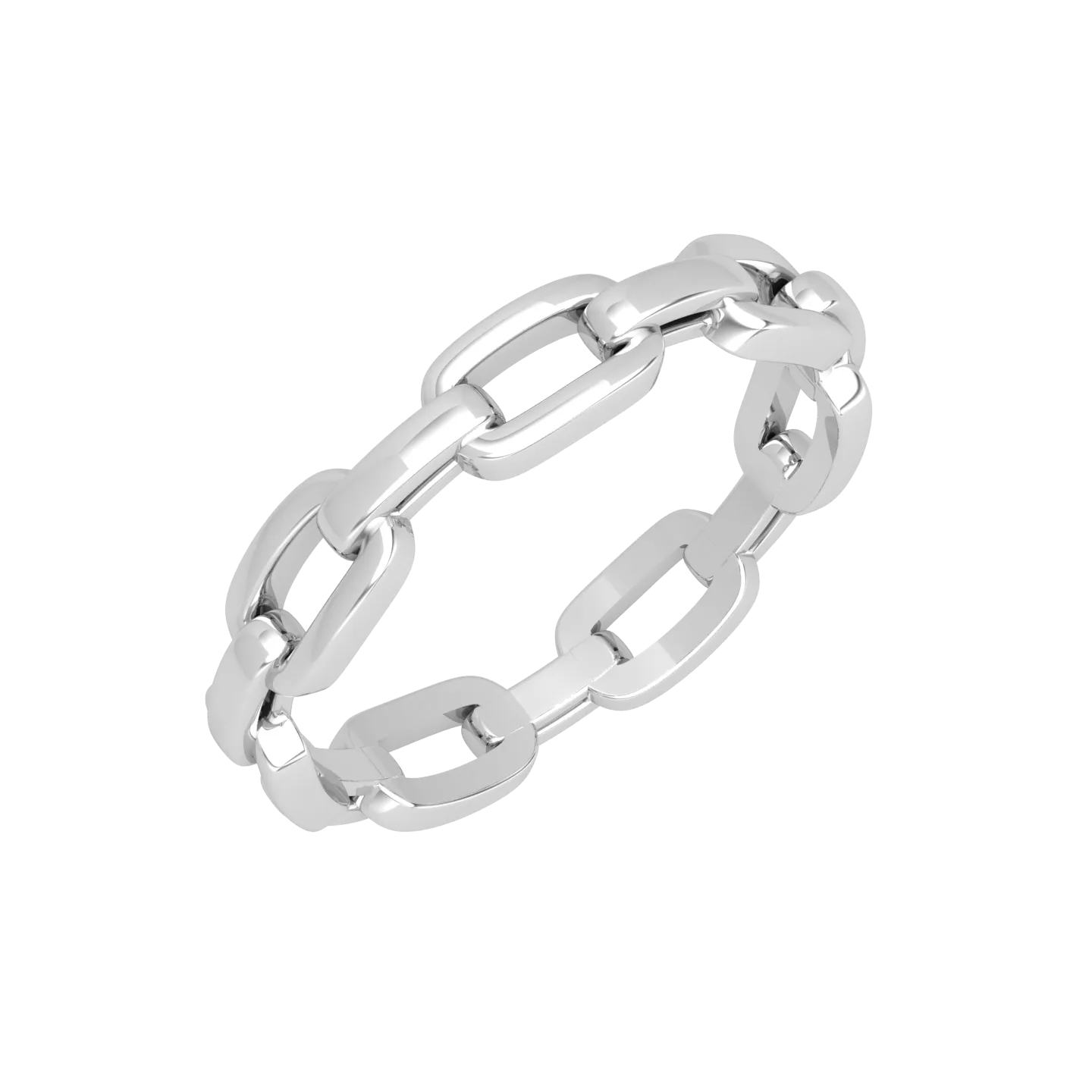 18K Dainty Chain Ring