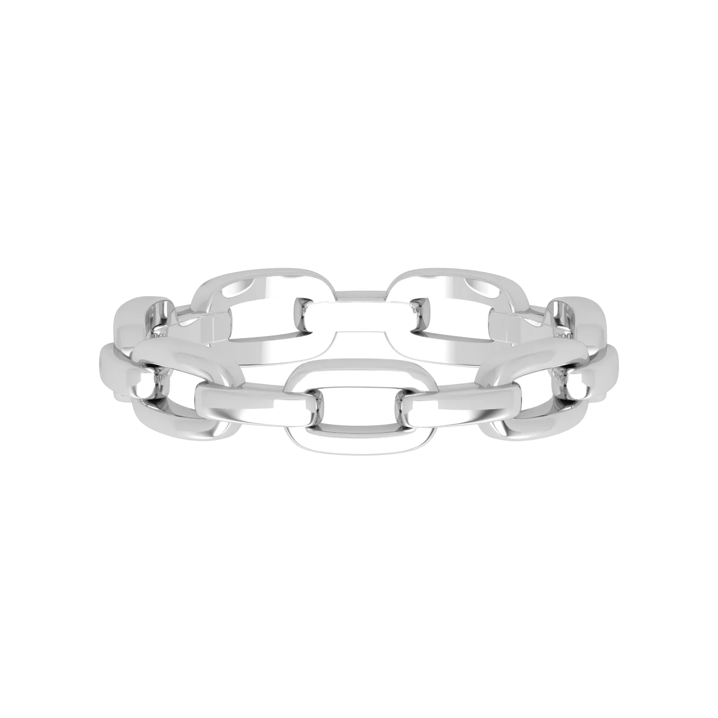 18K Dainty Chain Ring