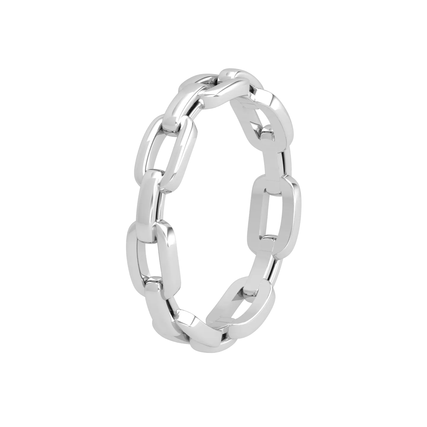 18K Dainty Chain Ring