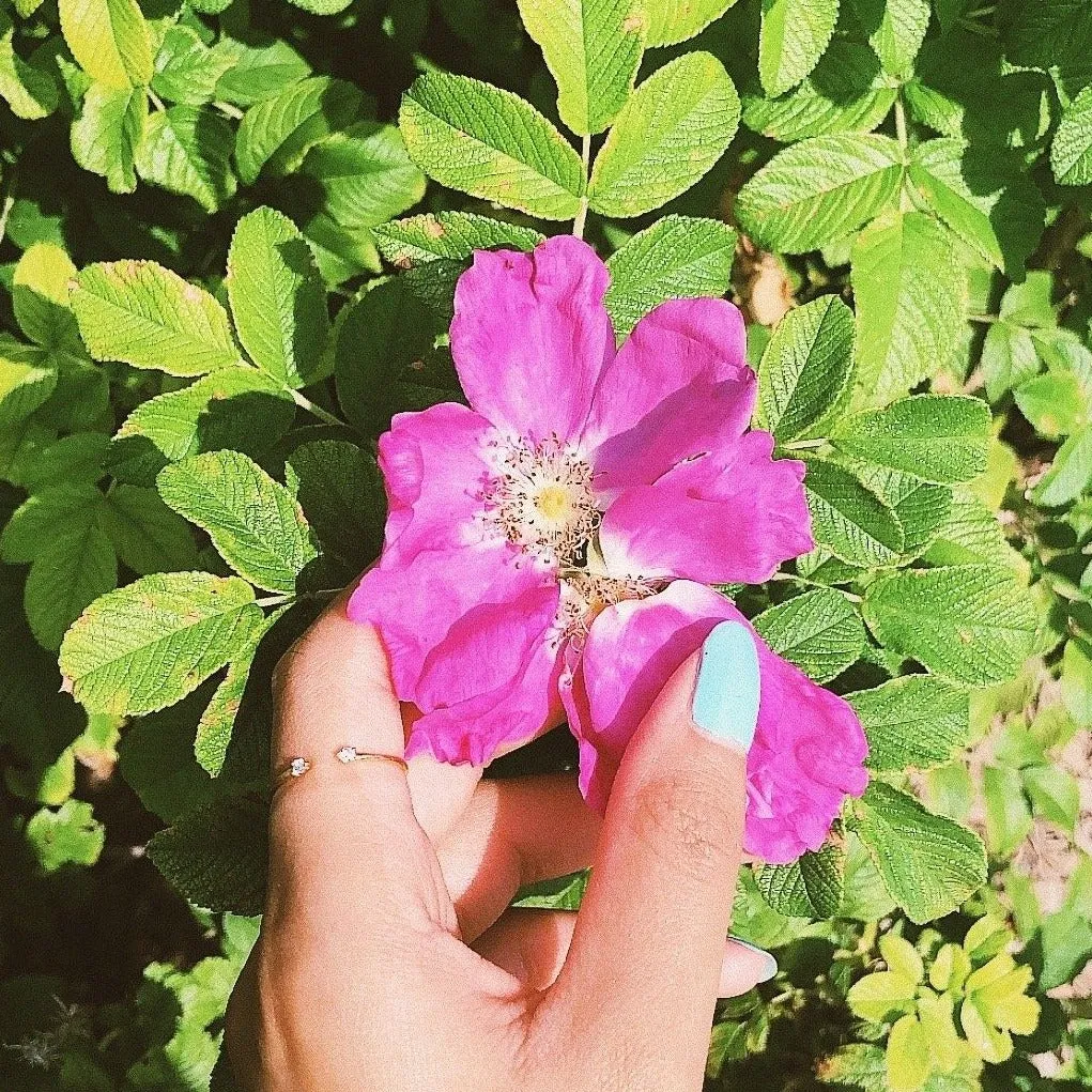 18K Open Diamond Ring