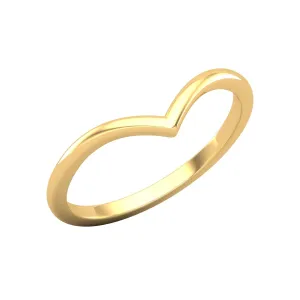 18K Wishbone Ring