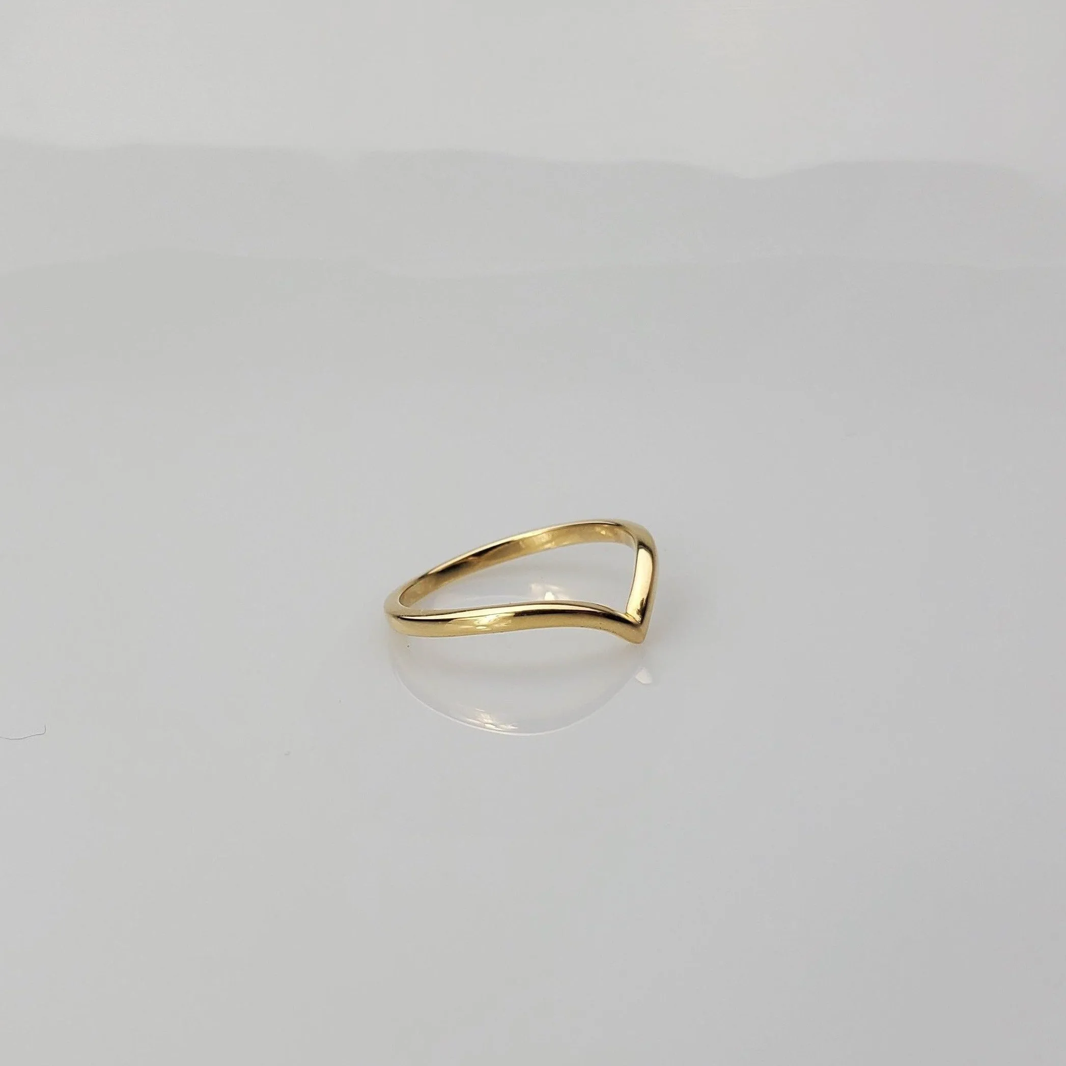18K Wishbone Ring