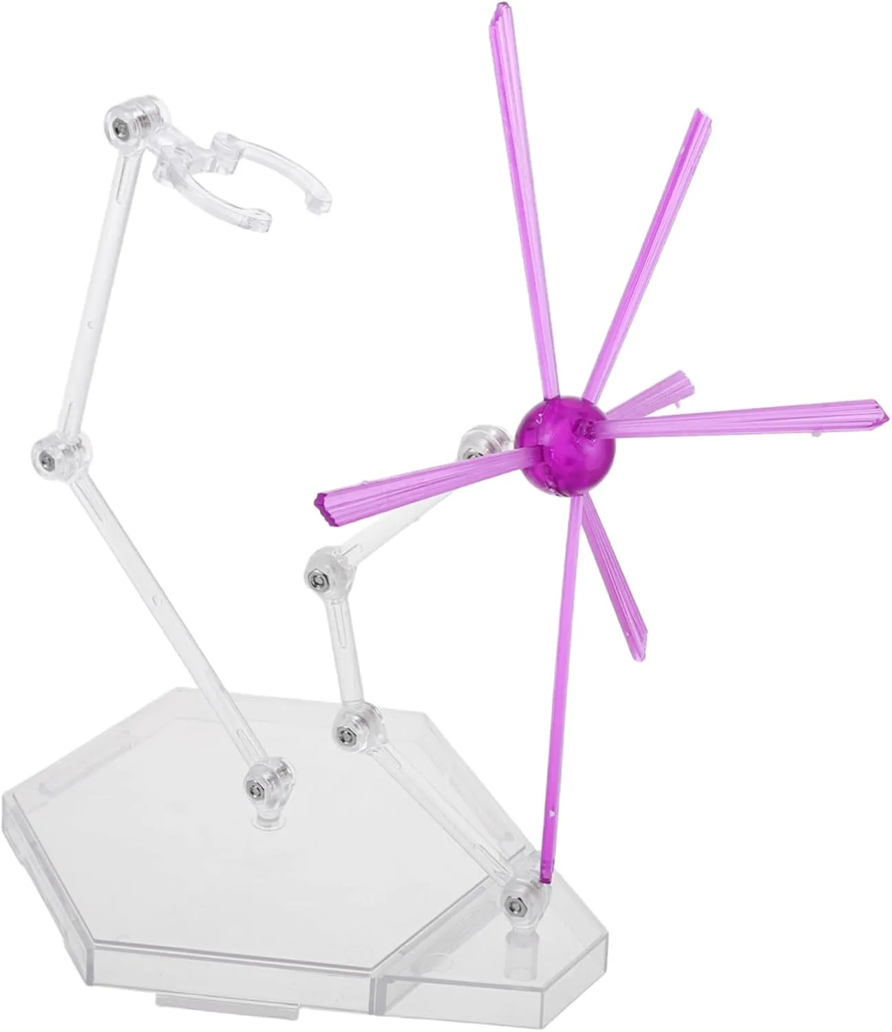 1Set Action Figure Display Stand Flexible Vertical Rack for Doll Model Support Special Effects Base for Collectors for Dolls Action Figures
