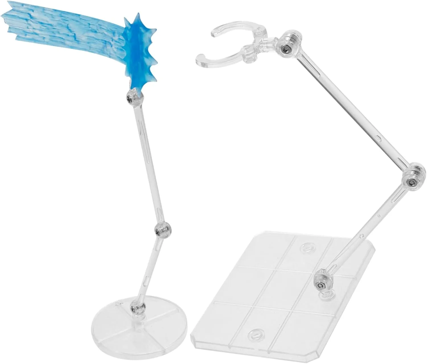 1set Action Figure Stand Portable Doll Support Bases for Models Sturdy Plastic Display Racks for Dolls and Figures Lightweight Stable and Convenient to Use