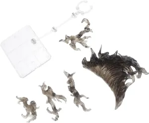 1Set Transparent Action Figure Display Holder with Fire Effect Base Sturdy Doll Support Frame for DIY Assembly for Showcasing Models Figures