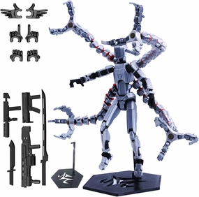 1Set Action Figure Doctor Octopus Assembly Accessories 3D Printed Multi-Jointed Movable Robot Model Gift