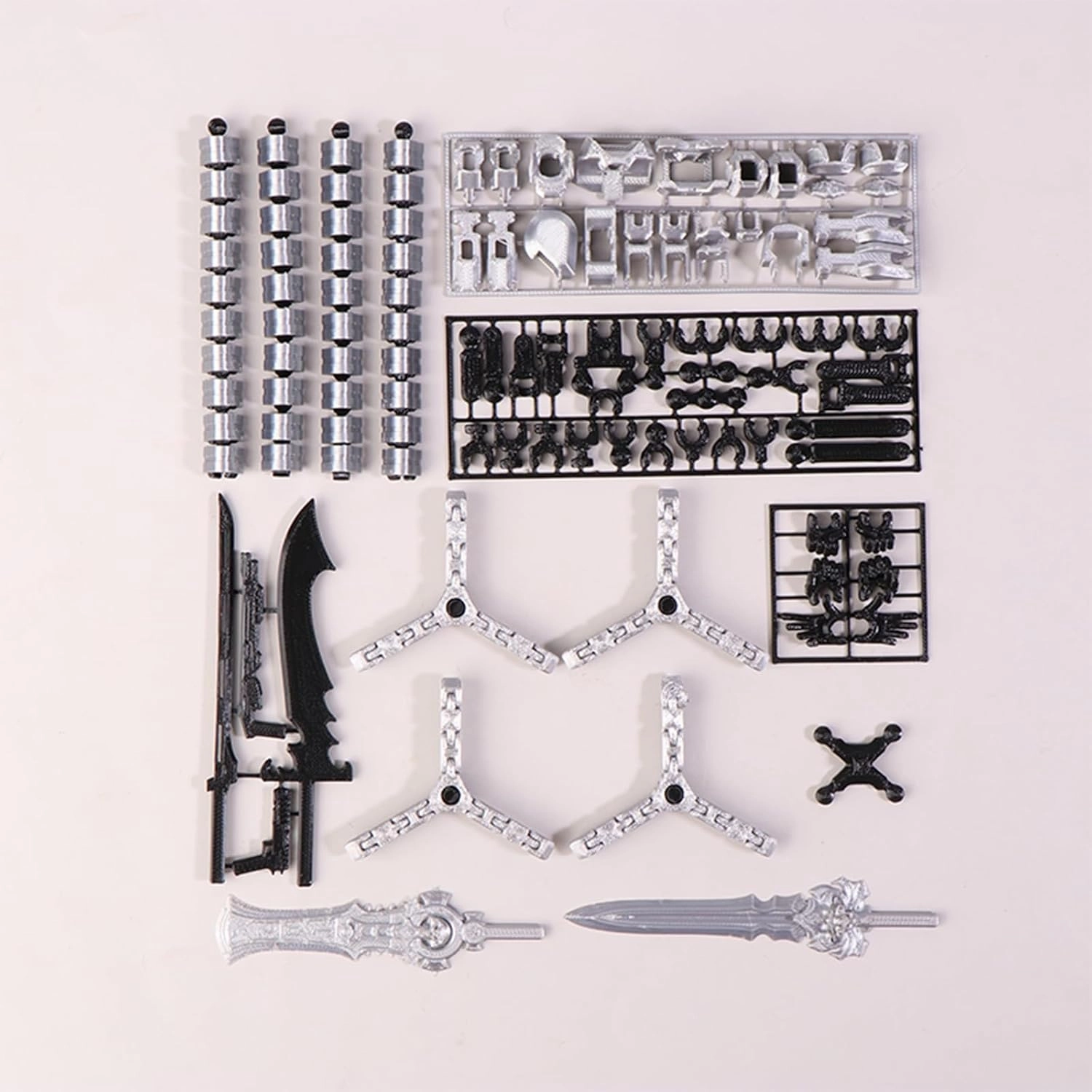 1Set Action Figure Doctor Octopus Assembly Accessories 3D Printed Multi-Jointed Movable Robot Model Gift