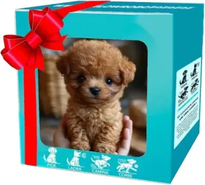 2025 AI Robot Dog for Adults - Lifelike Robotic Puppy Companion, Realistic Robotic Dog w/Barking, Tail Wag & Emotion Interaction (A)