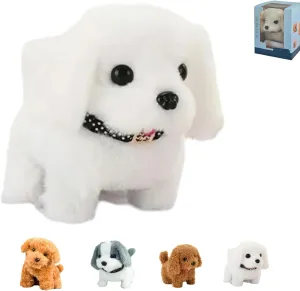 2025 New Realistic Robot Puppy,My Realistic Robot Puppy for Adults,Ai Robotic Dog,Walking, Barking,Tail Wagging (D4-1PCS)