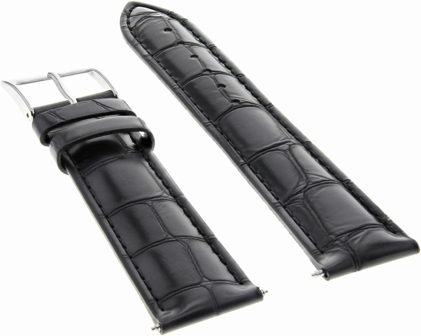 21mm Genuine Leather Watch Band Strap Compatible with Longines Watch