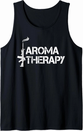 2A Shirt Pro-Gun 2nd Amendment AR15 Aroma Therapy Tank Top