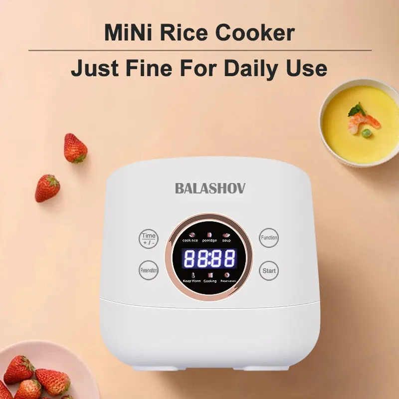 2L Smart Electric Rice Cooker Compact & Versatile Kitchen