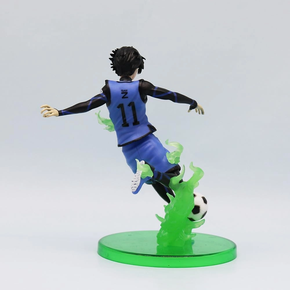 2PCS Isagi Yoichi Bachira Meguru Anime Figure Set PVC Poseable Football Action Figure Sculpture Collectible