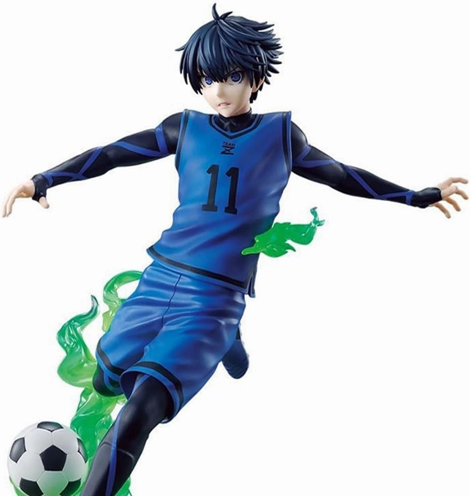 2PCS Isagi Yoichi Bachira Meguru Anime Figure Set PVC Poseable Football Action Figure Sculpture Collectible
