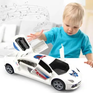 360 Degree Rotating Funny Dancing Car with Openable Door, Sound and Light Feature