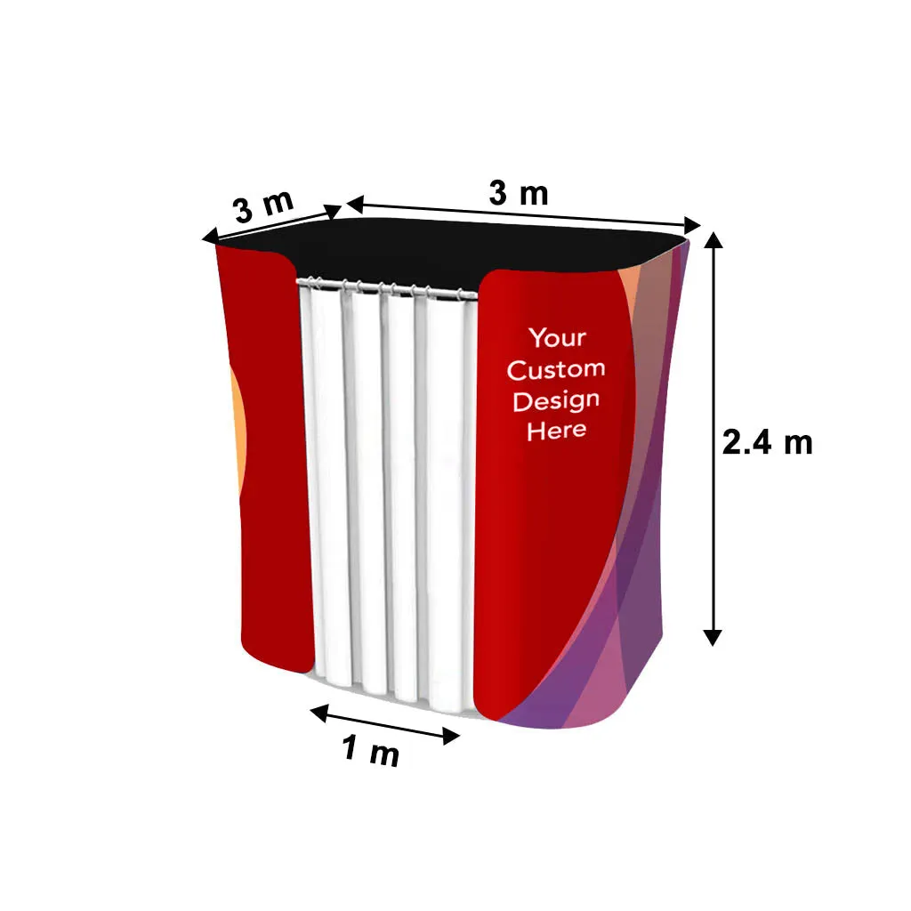 3x2.4x3m Selfie Pod Photobooth Portable Enclosure Cube Photo Tent (SPECIAL ORDER)