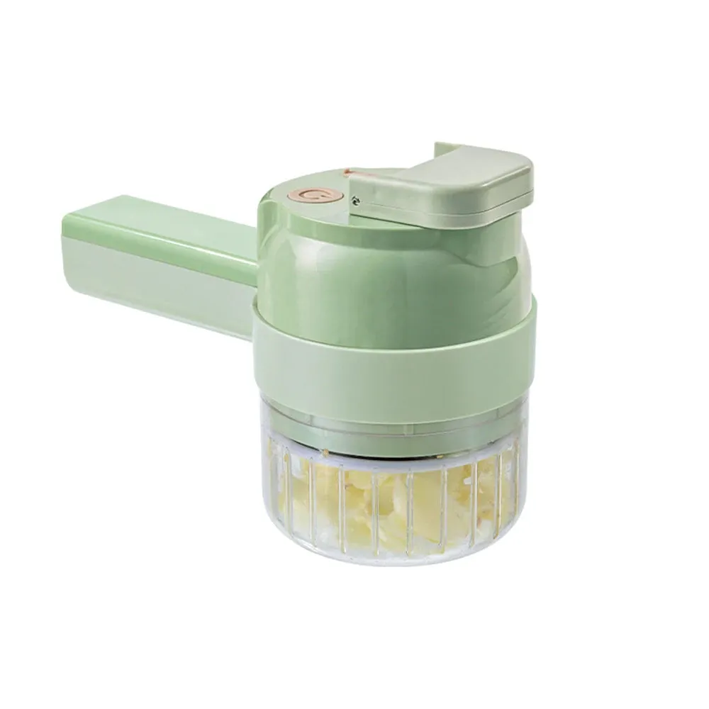 4-in-1 Electric Vegetable Cutter & Food Processor