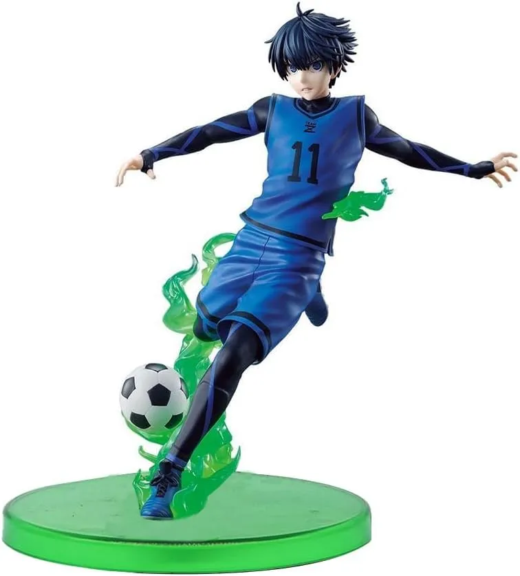 4PCS Isagi Yoichi Bachira Meguru Anime Figure Set PVC Poseable Football Action Figure Sculpture Collectible