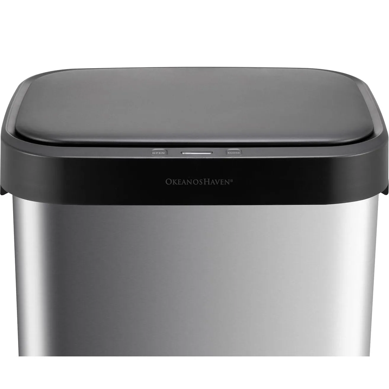 50L Smart Kitchen Bin with Auto Open & Close, Motion Sensor, Induction Lid, Infrared Technology, Removable, Sleek & Compact Design for Home, Office, and Kitchen Use – Non-Skid Rubber Mats, Easy to Use