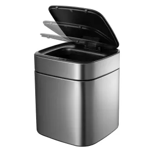 50L Smart Kitchen Bin with Auto Open & Close, Motion Sensor, Induction Lid, Infrared Technology, Removable, Sleek & Compact Design for Home, Office, and Kitchen Use – Non-Skid Rubber Mats, Easy to Use