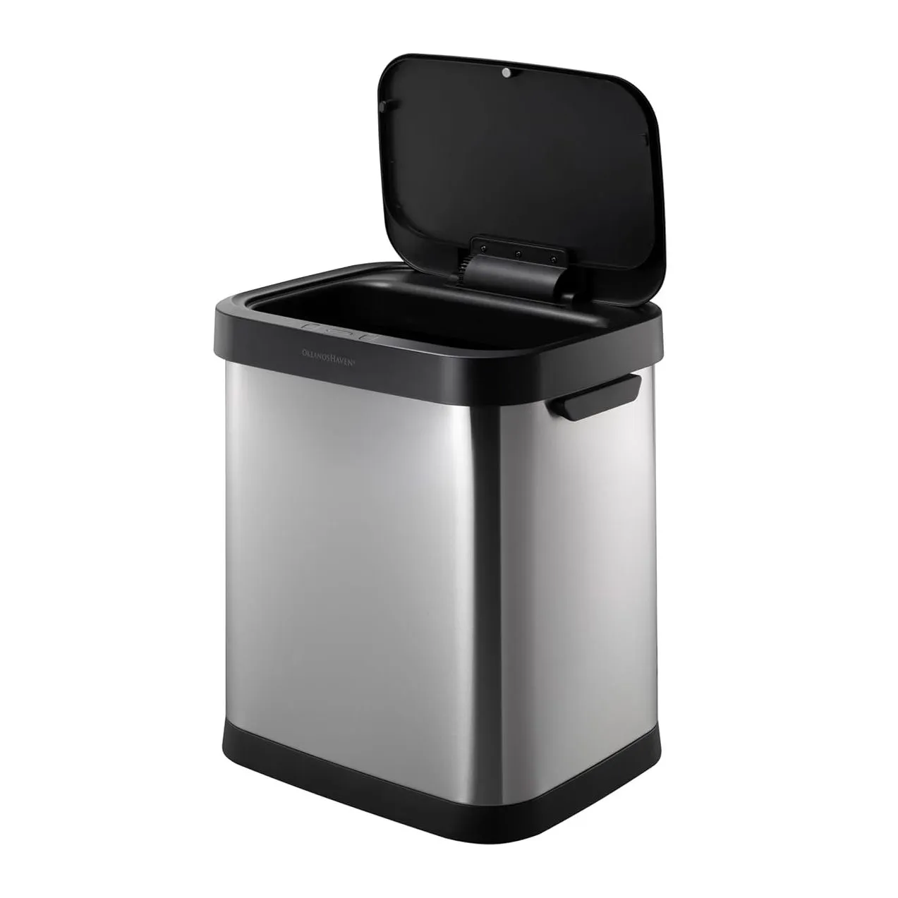 50L Smart Kitchen Bin with Auto Open & Close, Motion Sensor, Induction Lid, Infrared Technology, Removable, Sleek & Compact Design for Home, Office, and Kitchen Use – Non-Skid Rubber Mats, Easy to Use