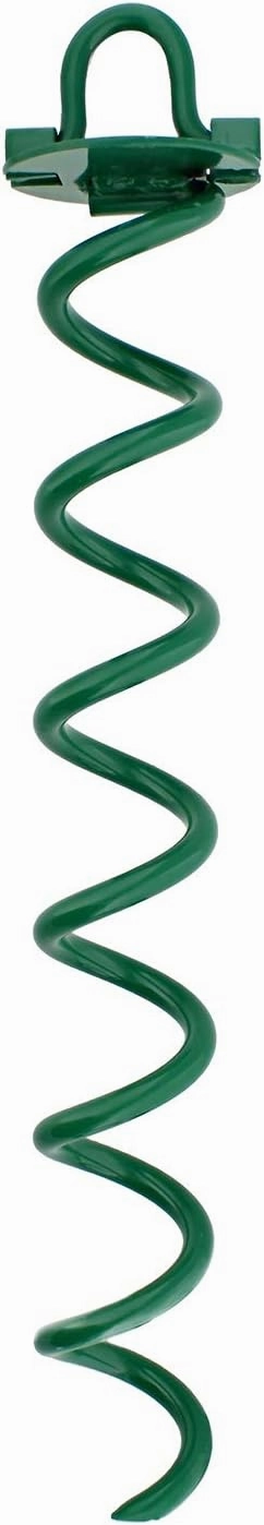 7Penn Spiral Ground Anchors - 16 Inch Tent Stakes Heavy Duty Ground Screw Anchor Twist Stakes, 4 Pack