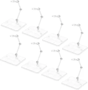 8pcs Adjustable Desktop Figure Stands Wear-resistant Doll Support for Displaying Action Figures Model Holder for Home Store and Shop Use