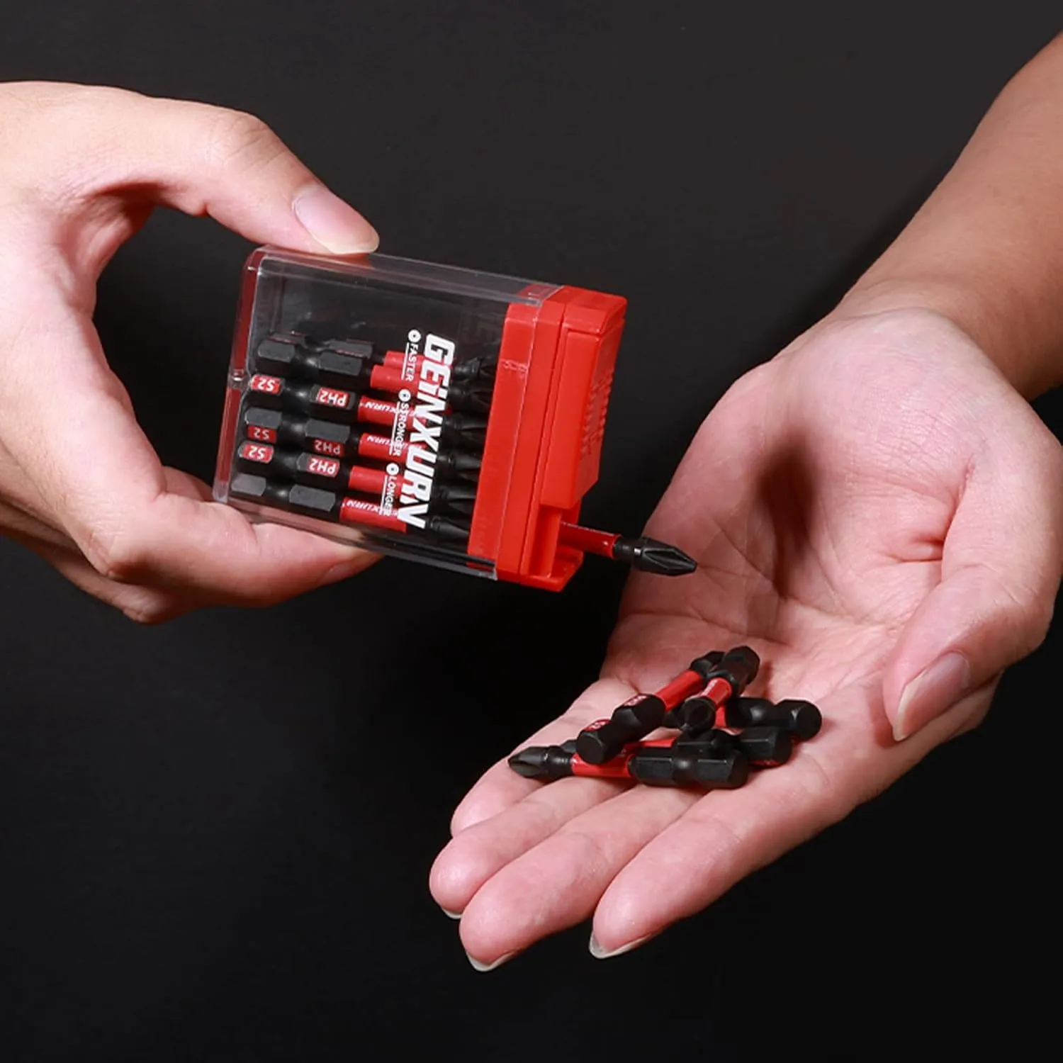 90Pieces Impact Screwdriver Bits Set with Colorful Boxes, 2" Magnetic (PH2,PZ2,SQ2,T10,T15,T20,T25,T30) S2 Steel Multi Driver Bits