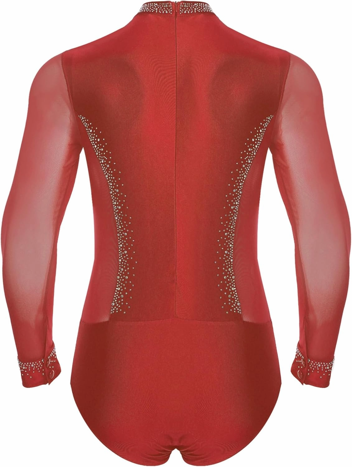 ACSUSS Mens Latin Dance Shirts Mens Tops Leotard Modern Dance Trousers Rumba Cha Cha Samba Dancing Competition Wear