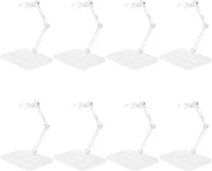 Action Figure Stand Clear 8 Pcs Doll Model Support Stands Stretch 13cm high Superman Action Figure Base Model Support Stand with Alloy Findings Robot Holder for DIY Decorations Dolls