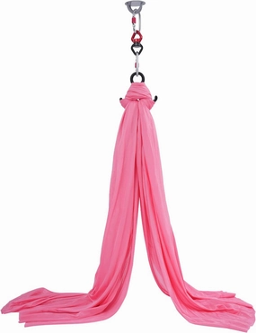 Aerial Yoga Hammock & Swing, Versatile Yoga Hammock, Yoga Starter Kit with Carabiners and Round Mounting Base. Aerial Yoga Hammock for Home, Outdoors, Yoga Room, Gym, 1102lbs Load Capacity
