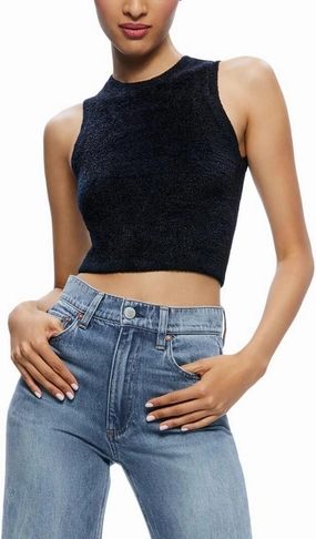 alice   olivia Amity Cropped Crew Top