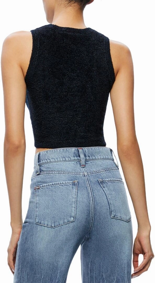 alice   olivia Amity Cropped Crew Top