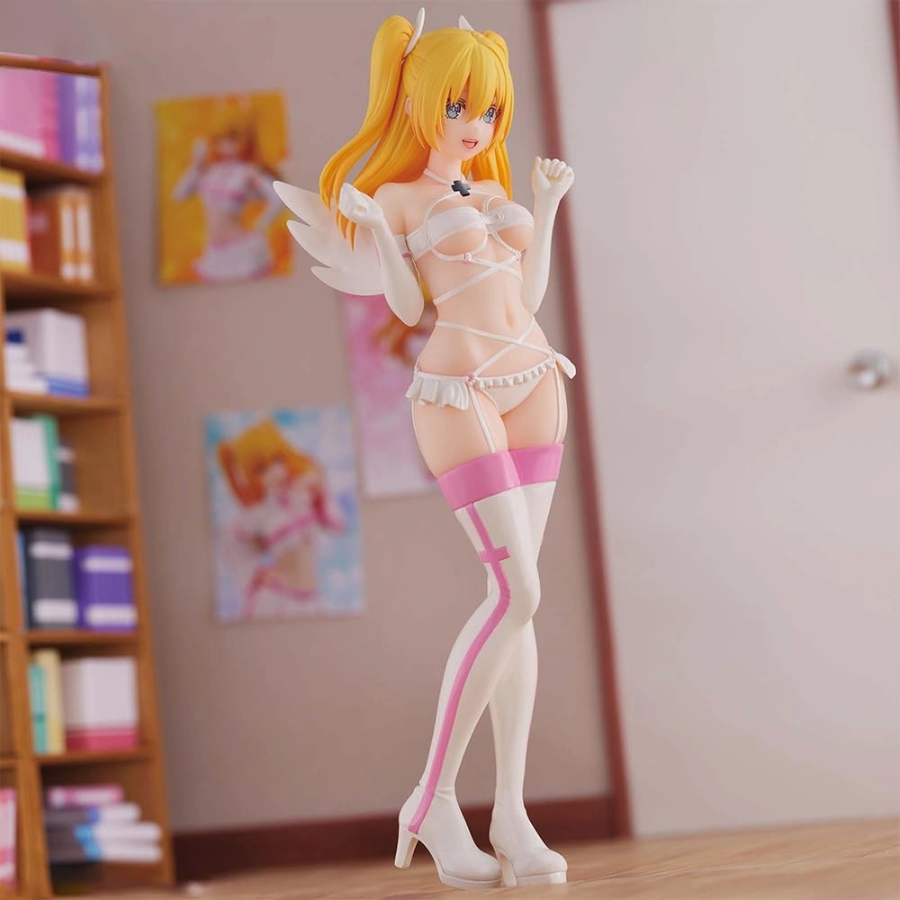 Amano Ririsa Figure Anime Girl Figure Model Miriella/Liliel Angel Action Figures Aria Kisaki Desktop Figurine Anime Collectibles Table Decoration