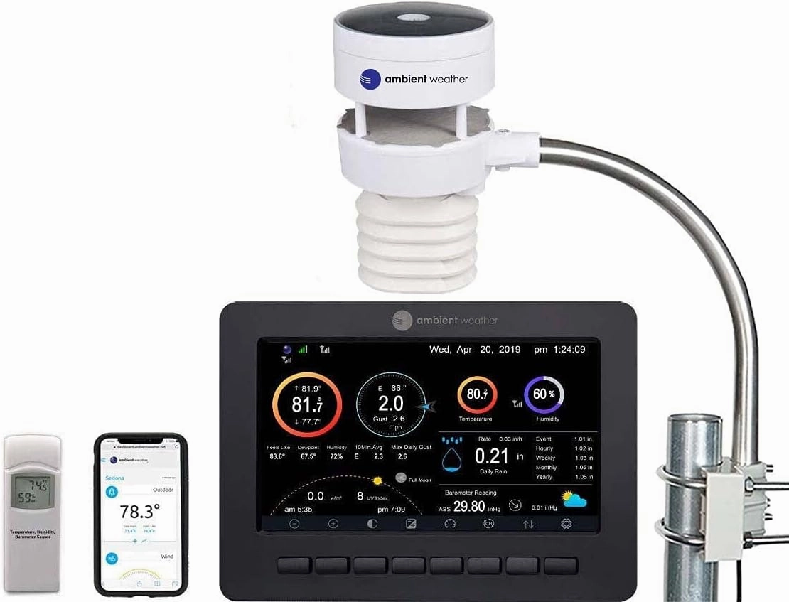 Ambient Weather WS-5050 Ultrasonic Smart Weather Station