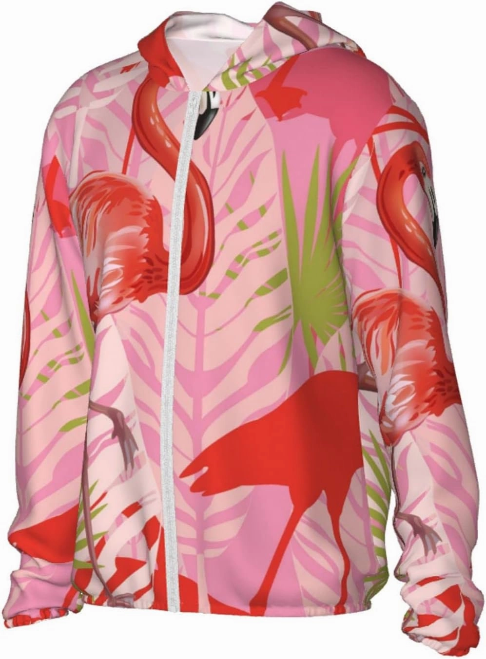AMRANDOM Women's UPF 50  Sun Protection Hoodie Jacket Full Zip Long Sleeve Shirt with Pockets Hiking Outdoor Performance