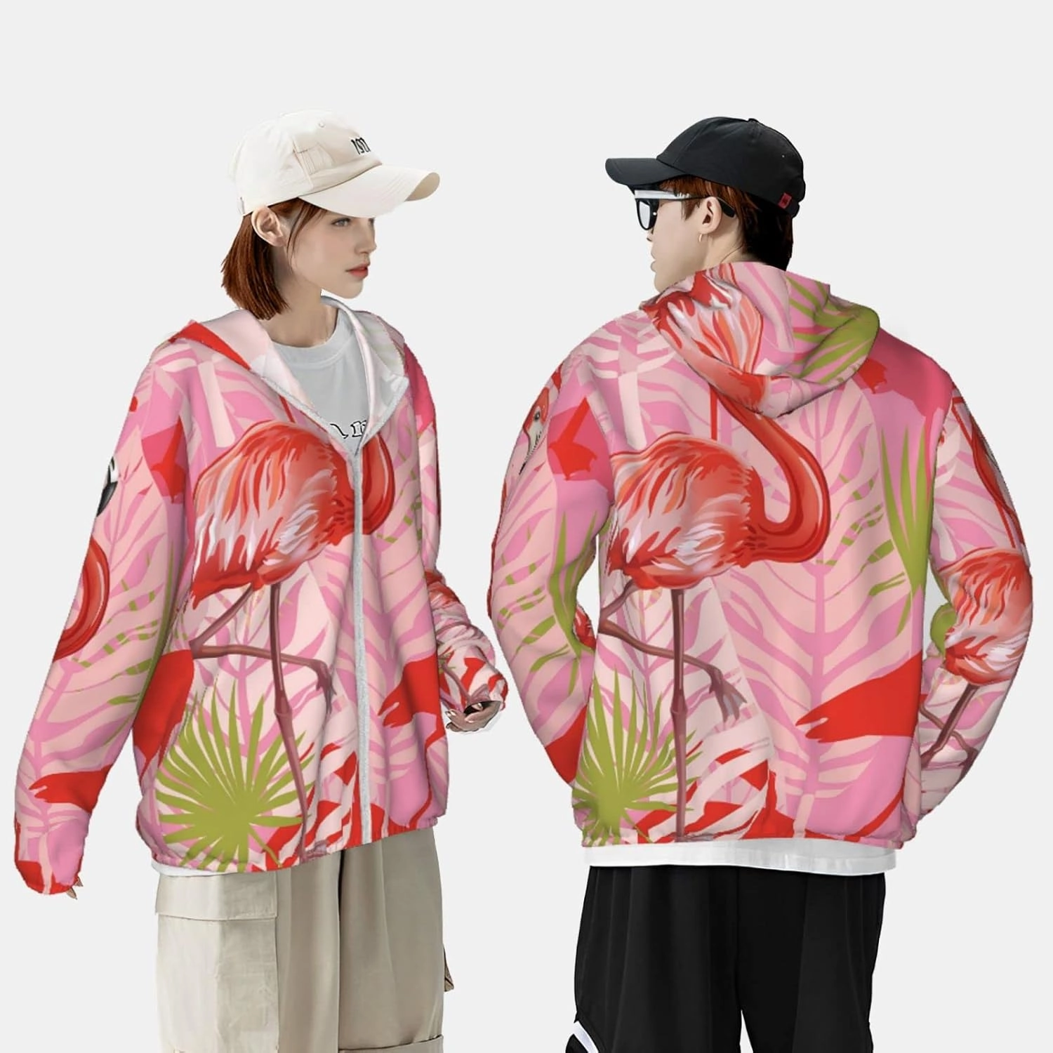 AMRANDOM Women's UPF 50  Sun Protection Hoodie Jacket Full Zip Long Sleeve Shirt with Pockets Hiking Outdoor Performance