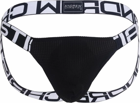 Andrew Christian Ultra Soft Jock w/ALMOST NAKED Black