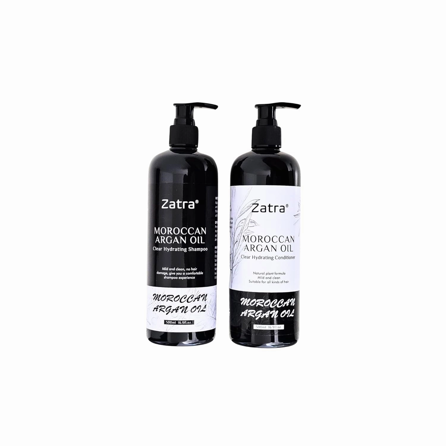 Argan Maroccan Oil Shampoo and Conditioner Set- Moisturizer, Hydrating, Repair Damaged Hair, Reduce Frizz, Enhance Healthy Hair and Appearance, Promote Soft, Smooth, and Shiny Hair.