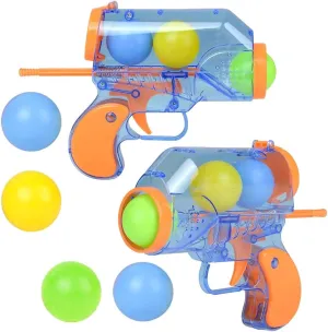 ArtCreativity Smile-Sparks Blaster Guns, Set of 2, Assorted Colors, Encourages Active Play, Safe for Kids 3 