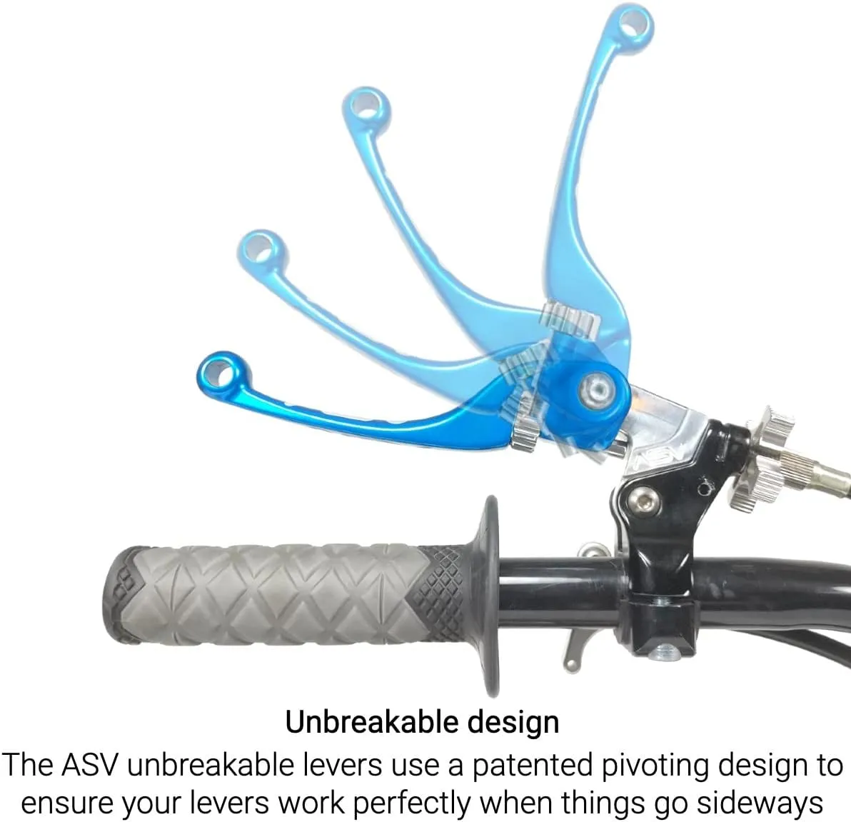 ASV Unbreakable F4 Off-Road Dirt Brake Lever # BDF405SX - Black